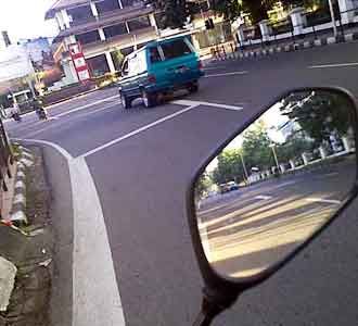 Jalanan di Bandung Lengang