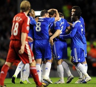Si Biru Bungkam Si Merah di Anfield 