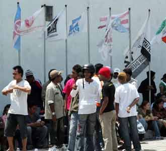 Mahasiswa Papua Geruduk KPU DIY