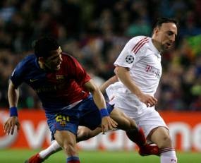 Barca Sukses Matikan Ribery & Toni
