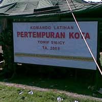 Simulasi Pertempuran Kota TNI AD Lukai Seorang Warga