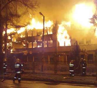 Panti Tunawisma Terbakar 21 Orang Tewas