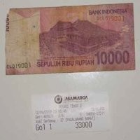 Uang Kembalian Petugas Tol Jasa Marga Sobek Tidak Utuh 