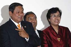 Ditanya Kemungkinan Jadi Cawapres SBY, Sri Mulyani Sumringah