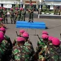 136 Prajurit Marinir Berangkat ke Pulau Terluar