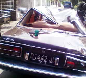 Pohon Tumbang Timpa Mobil