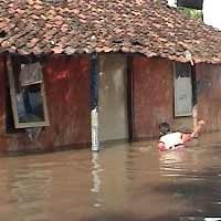 Sungai Meluap, Empat Kelurahan di Jombang Terendam Banjir