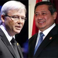 Telepon-teleponan dengan Kevin Rudd, SBY Bahas Illegal Migrant