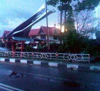 Puting Beliung Terjang Riau