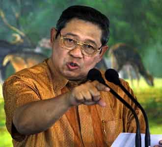 SBY Jumpa Pers di Cikeas