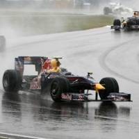 Pertunjukkan Rainmaster Vettel