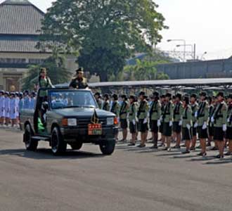 Apel Bersama Korps Wanita TNI