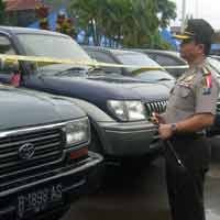 Puluhan Mobil Bodong Diamankan Polisi
