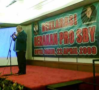 Pendukung SBY Deklarasi GPS