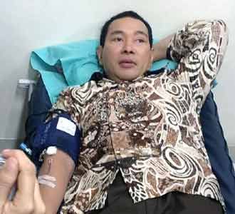 Tommy Soeharto Donor Darah