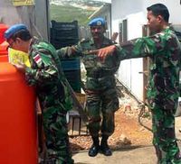 Inspeksi Kesehatan di Maskas Konga XXV-A