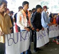 Demo PVJ di DPRD Kota Bandung