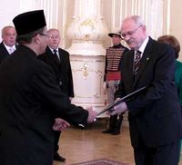 Presiden Slovakia Terima Surat Kepercayaan RI