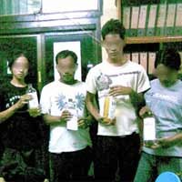 4 Pelajar Diciduk Saat Pesta Miras di Pinggir Jalan