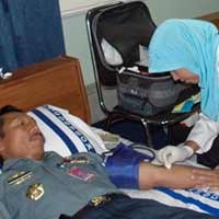 Ratusan Prajurit Kobangdikal Donorkan Darah