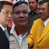 Hampir Pasti Ada 3 Capres: SBY, Prabowo, dan JK 