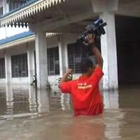 Sungai Deli Meluap Ratusan Siswa SD Batal Ujian Akhir