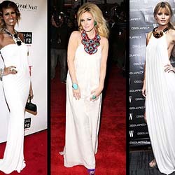 Selebritis dan Gaun Berbatu