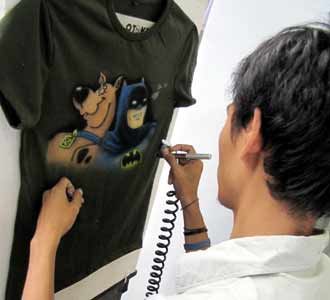 Semprot Airbrush, Saingan Baru Sablon Semprot Airbrush, Saingan Baru Sablon