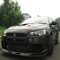 Lancer Evo Black Sporty