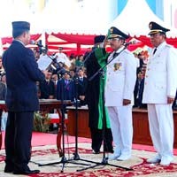 Walikota Makassar Dilantik di Atas Mall