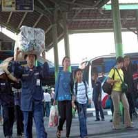 Sopir Bus Purabaya Kembali Beraktivitas
