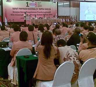 JK Hadiri Rapimnas Hanura