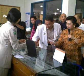 Menkes Sidak Pasien Jamkesmas