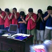 9 Penjudi Beromzet Belasan Juta Digulung