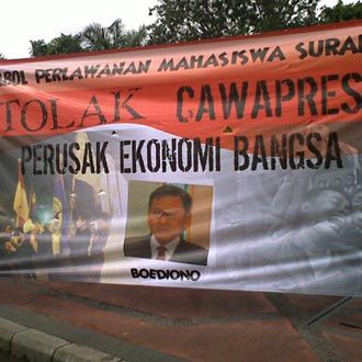 KAMMI Tolak Cawapres Boediono