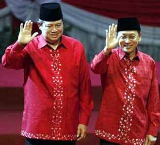 Duet SBY-Boediono Dideklarasikan