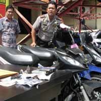 Komplotan Spesialis Maling Motor Antar Pulau Disergap