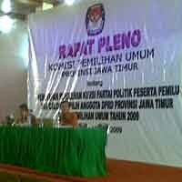 Caleg DPRD Jatim Hari Ini Ditetapkan