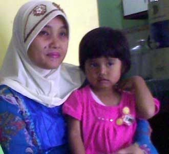 Anak Praka Asep Ridwan Dapat Santunan