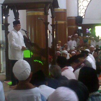SBY Jumatan di Ampel