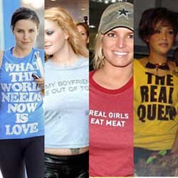 Statement T-Shirt Para Selebriti