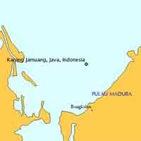 KLM Sahabat Sejati Tenggelam di Karangjamuang