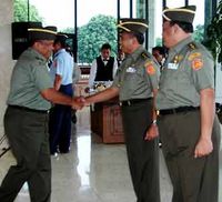 Empat Belas Pati TNI Naik Pangkat