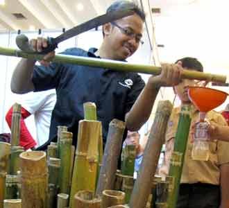 Bambu Eul-eul Penghasil Air