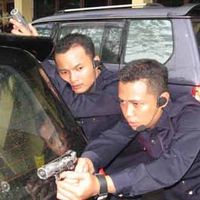 Simulasi Pengamanan Calon Presiden
