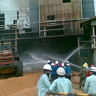 Kebakaran di Peleburan Tembaga