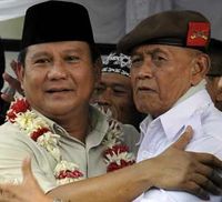 Prabowo Bertemu Pelatihnya