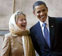 Hillary Clinton Berkerudung