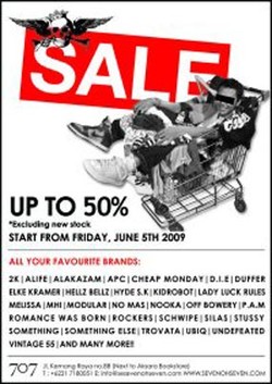 707 SALE UP TO 50 PERCENT!!!