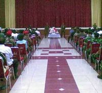 Jenazah Kolonel Ricky Disemayamkan